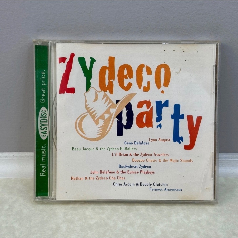 Zydeco Party Various Artists CD EasyDisc ED CD 7045 1998 Louisiana Folk Music